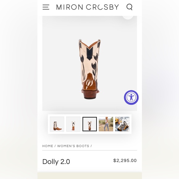 Miron Crosby, Dolly 2.0, size 8.5 NWOT - Picture 12 of 16